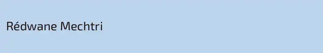 Rédwane Mechtri